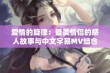 爱情的旋律：最美情侣的感人故事与中文字幕MV结合展现