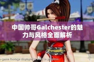 中国帅哥Galchester的魅力与风格全面解析