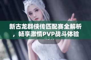 新古龙群侠传匹配赛全解析，畅享激情PVP战斗体验