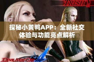 探秘小黄鸭APP：全新社交体验与功能亮点解析