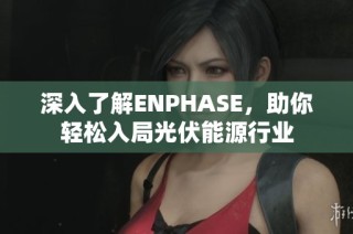 深入了解ENPHASE，助你轻松入局光伏能源行业