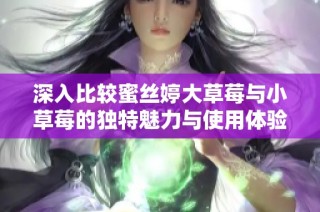 深入比较蜜丝婷大草莓与小草莓的独特魅力与使用体验