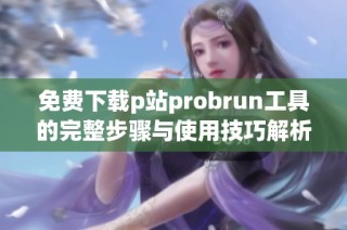 免费下载p站probrun工具的完整步骤与使用技巧解析