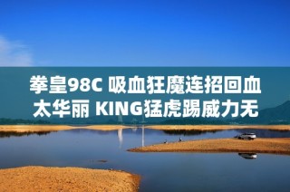 拳皇98C 吸血狂魔连招回血太华丽 KING猛虎踢威力无比