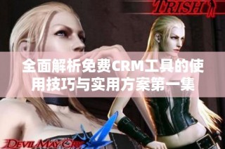 全面解析免费CRM工具的使用技巧与实用方案第一集