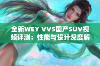 全新WEY VV5国产SUV视频评测：性能与设计深度解析