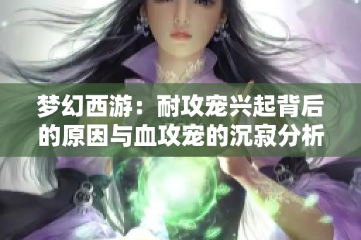 梦幻西游：耐攻宠兴起背后的原因与血攻宠的沉寂分析