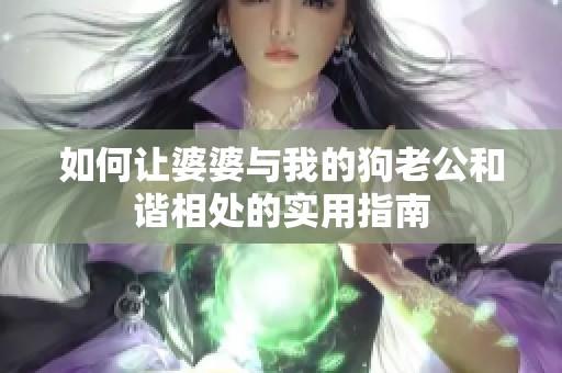 如何让婆婆与我的狗老公和谐相处的实用指南