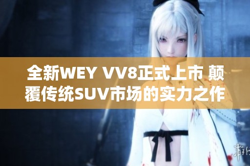 全新WEY VV8正式上市 颠覆传统SUV市场的实力之作