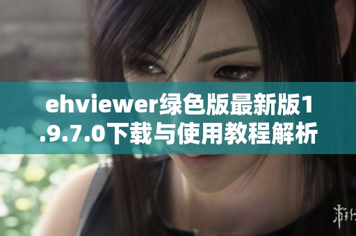 ehviewer绿色版最新版1.9.7.0下载与使用教程解析