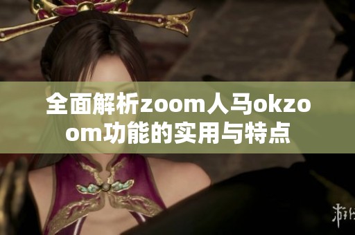 全面解析zoom人马okzoom功能的实用与特点