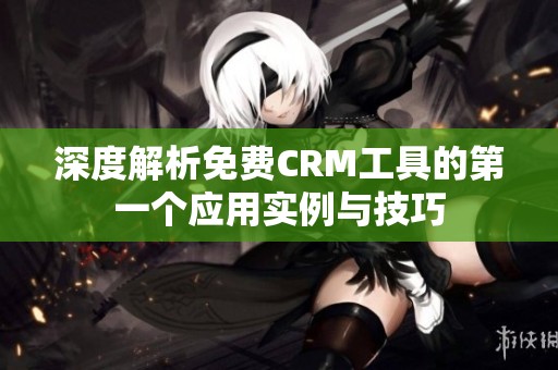 深度解析免费CRM工具的第一个应用实例与技巧