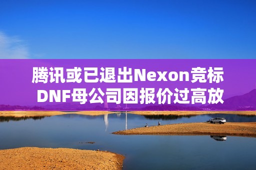 腾讯或已退出Nexon竞标 DNF母公司因报价过高放弃参与