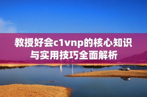 教授好会c1vnp的核心知识与实用技巧全面解析