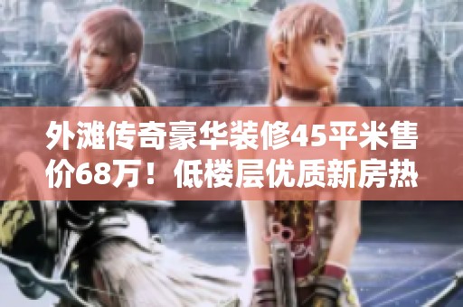 外滩传奇豪华装修45平米售价68万！低楼层优质新房热售中