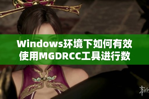 Windows环境下如何有效使用MGDRCC工具进行数据恢复