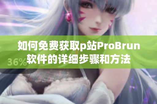 如何免费获取p站ProBrun软件的详细步骤和方法