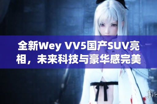 全新Wey VV5国产SUV亮相，未来科技与豪华感完美结合