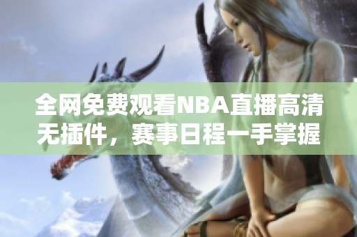 全网免费观看NBA直播高清无插件，赛事日程一手掌握