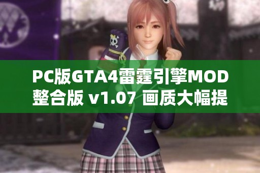 PC版GTA4雷霆引擎MOD整合版 v1.07 画质大幅提升