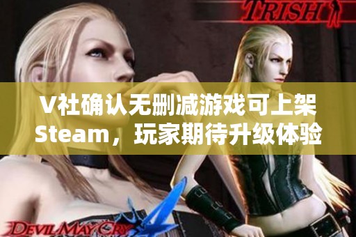 V社确认无删减游戏可上架Steam，玩家期待升级体验