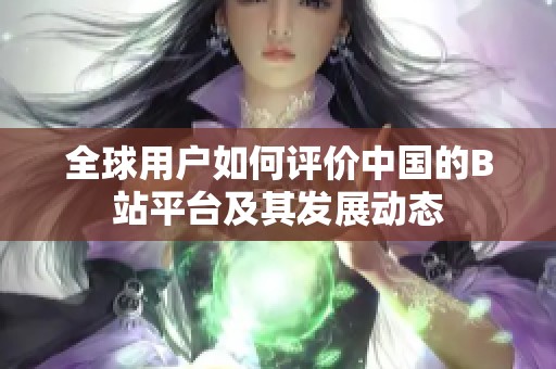 全球用户如何评价中国的B站平台及其发展动态