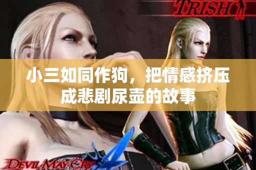 小三如同作狗，把情感挤压成悲剧尿壶的故事