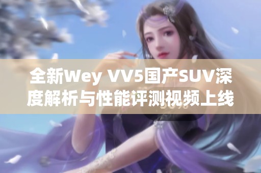 全新Wey VV5国产SUV深度解析与性能评测视频上线