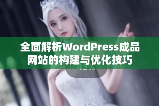 全面解析WordPress成品网站的构建与优化技巧