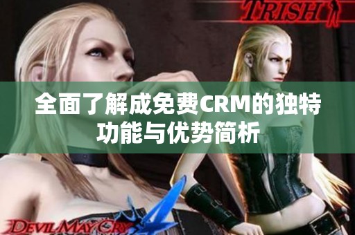 全面了解成免费CRM的独特功能与优势简析