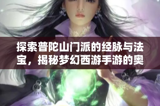 探索普陀山门派的经脉与法宝，揭秘梦幻西游手游的奥秘