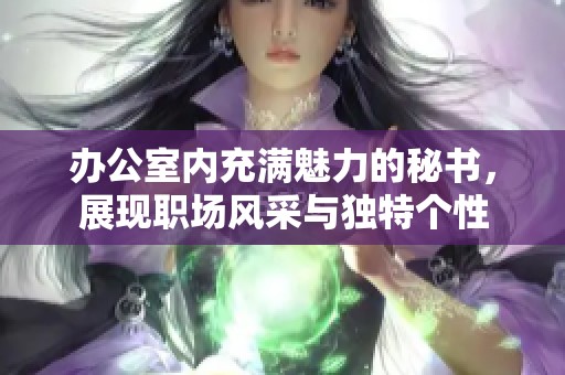 办公室内充满魅力的秘书，展现职场风采与独特个性