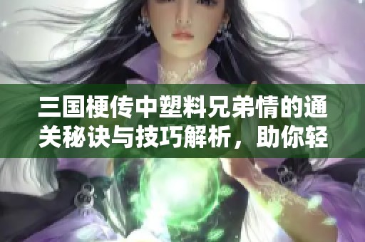 三国梗传中塑料兄弟情的通关秘诀与技巧解析，助你轻松打破各大关卡